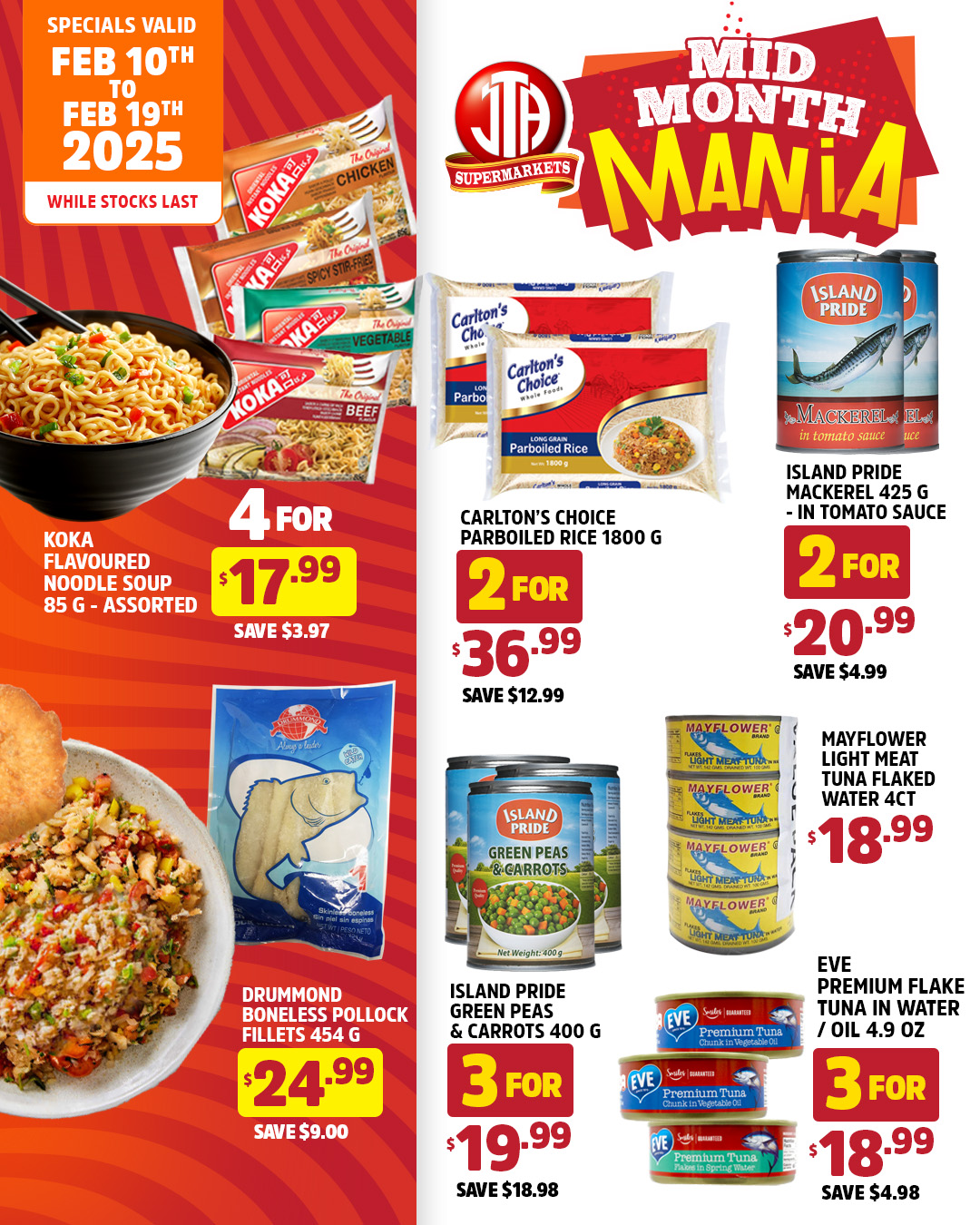 Current Specials | JTA Supermarkets